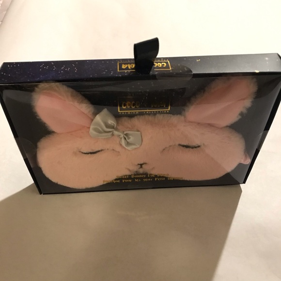Coco & Lola Sweet Bunny Sleeping Eye Mask Pink - Picture 5 of 8